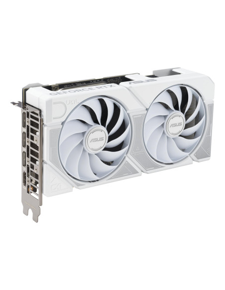 Graphics Card, ASUS, NVIDIA GeForce RTX 5060 Ti, 16 GB, GDDR7, 128 bit, PCIE 5.0 16x, Dual Slot Fansink, DUAL-RTX5060TI-O16G-WH