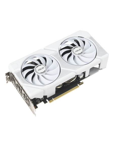 Graphics Card, ASUS, NVIDIA GeForce RTX 5060 Ti, 16 GB, GDDR7, 128 bit, PCIE 5.0 16x, Dual Slot Fansink, DUAL-RTX5060TI-O16G-WH