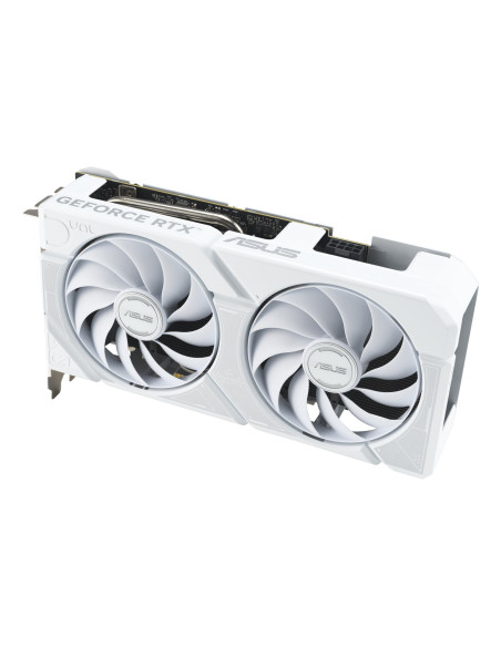 Graphics Card, ASUS, NVIDIA GeForce RTX 5060 Ti, 16 GB, GDDR7, 128 bit, PCIE 5.0 16x, Dual Slot Fansink, DUAL-RTX5060TI-O16G-WH