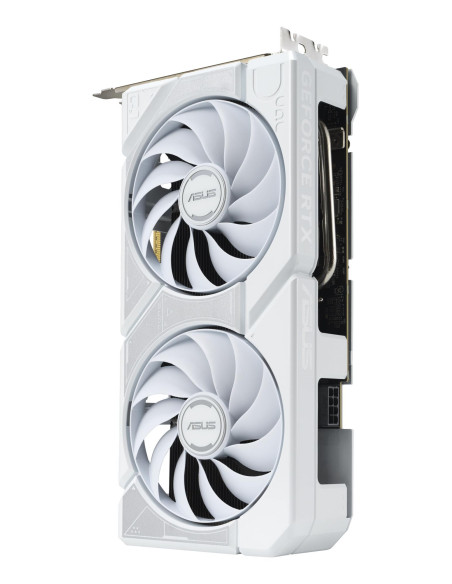 Graphics Card, ASUS, NVIDIA GeForce RTX 5060 Ti, 16 GB, GDDR7, 128 bit, PCIE 5.0 16x, Dual Slot Fansink, DUAL-RTX5060TI-O16G-WH