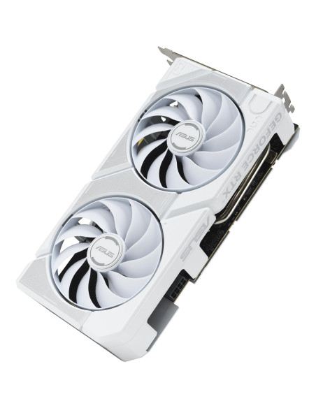 Graphics Card, ASUS, NVIDIA GeForce RTX 5060 Ti, 16 GB, GDDR7, 128 bit, PCIE 5.0 16x, Dual Slot Fansink, DUAL-RTX5060TI-O16G-WH