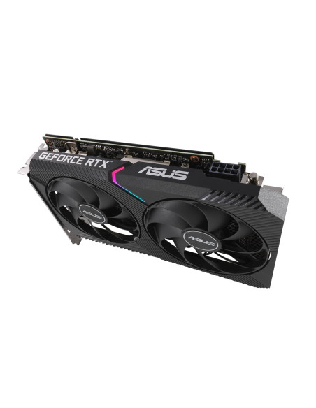 Graphics Card, ASUS, NVIDIA GeForce RTX 3060, 12 GB, 192 bit, PCIE 4.0 16x, GDDR6, GPU 1837 MHz, 1xHDMI, 3xDisplayPort, DUAL-RT