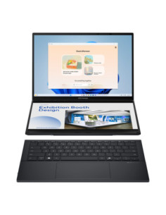 Asus Zenbook Duo UX8406CA-PZ009W | Basalt Gray | 14 " | OLED | Touchscreen | 3K | 2880 x 1800 pixels | Glossy | Intel Core Ultr