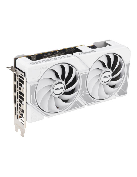 Graphics Card, ASUS, NVIDIA GeForce RTX 5060, 8 GB, GDDR7, 128 bit, PCIE 5.0 16x, Dual Slot Fansink, DUAL-RTX5060-O8G-WHITE