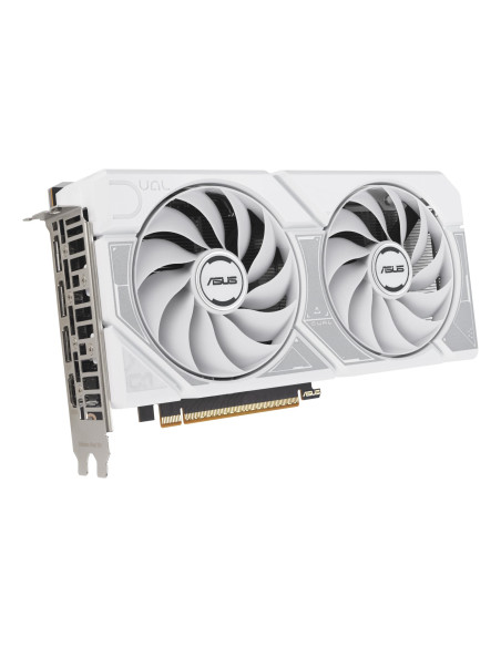Graphics Card, ASUS, NVIDIA GeForce RTX 5060, 8 GB, GDDR7, 128 bit, PCIE 5.0 16x, Dual Slot Fansink, DUAL-RTX5060-O8G-WHITE