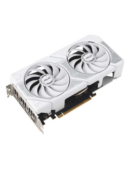 Graphics Card, ASUS, NVIDIA GeForce RTX 5060, 8 GB, GDDR7, 128 bit, PCIE 5.0 16x, Dual Slot Fansink, DUAL-RTX5060-O8G-WHITE