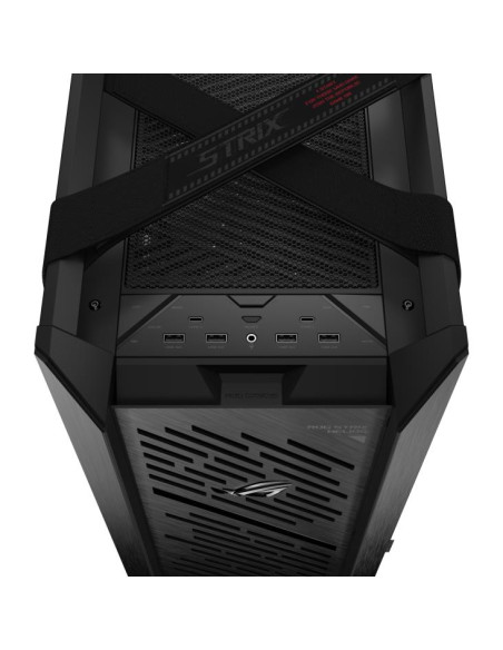 Case, ASUS, ROG Strix Helios II, MidiTower, Case product features Transparent panel, Colour Black, GX601S/BK/TGROGSTRIXHELIO
