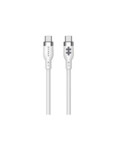 Hyper HyperJuice USB-C Silicone Charging Cable, 1.5 m, White | HJ4011WHGL