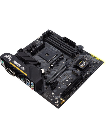 Asus | TUF GAMING B450M-PLUS II | Processor family AMD | Processor socket AM4 | DDR4 | Memory slots 4 | Number of SATA connecto
