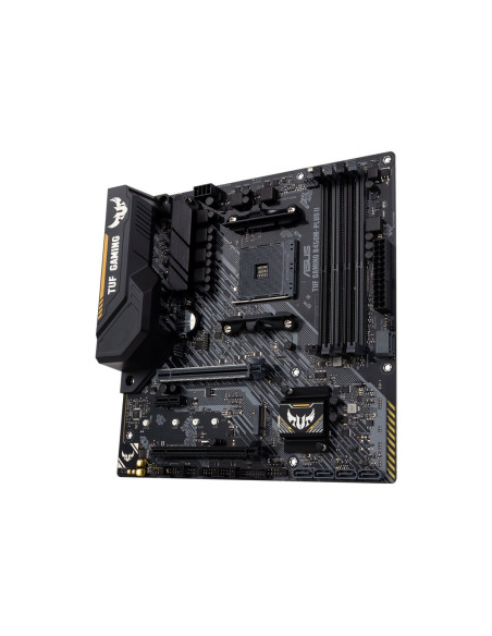 Asus | TUF GAMING B450M-PLUS II | Processor family AMD | Processor socket AM4 | DDR4 | Memory slots 4 | Number of SATA connecto