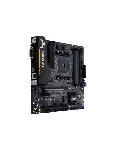 Asus | TUF GAMING B450M-PLUS II | Processor family AMD | Processor socket AM4 | DDR4 | Memory slots 4 | Number of SATA connecto