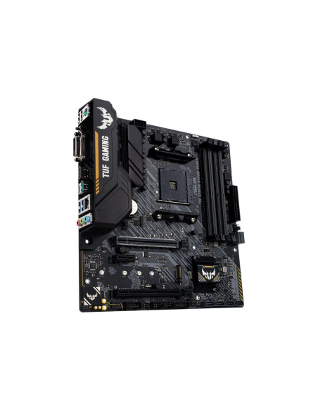 Asus | TUF GAMING B450M-PLUS II | Processor family AMD | Processor socket AM4 | DDR4 | Memory slots 4 | Number of SATA connecto