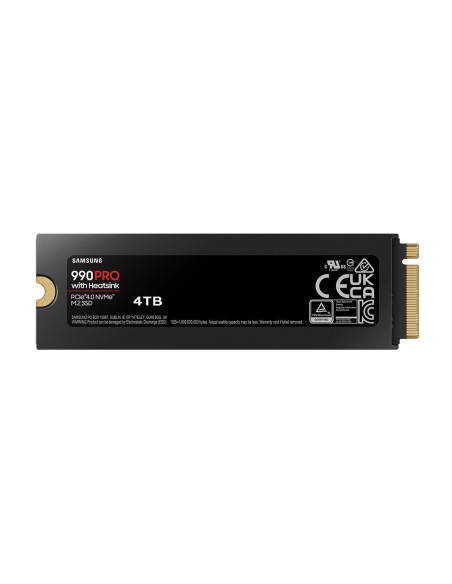 Samsung | 990 PRO with Heatsink | 4000 GB | SSD form factor M.2 2280 | Solid-state drive interface M.2 NVME | Read speed 7450 M