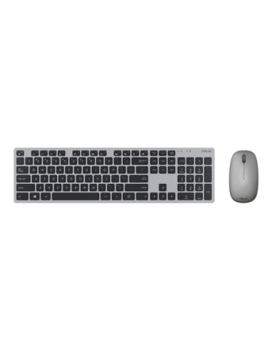 Asus | W5000 | Keyboard and Mouse Set | Wireless | Mouse included | Russian | Grey | 460 g