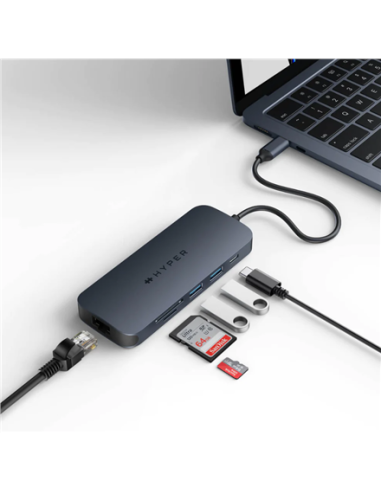 Hyper | HyperDrive Next 8 Port USB-C Hub, 140W | Ethernet LAN (RJ-45) ports 1 | HDMI ports quantity 1