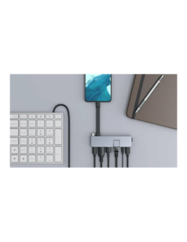 Hyper | HyperDrive DUO PRO 7-in-2 USB-C Hub for MacBook Air/Pro 2016-2020 | Ethernet LAN (RJ-45) ports 1 | HDMI ports quantity