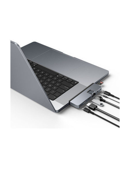 Hyper | HyperDrive DUO PRO 7-in-2 USB-C Hub for MacBook Air/Pro 2016-2020 | Ethernet LAN (RJ-45) ports 1 | HDMI ports quantity 