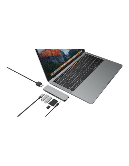 Hyper | HyperDrive USB-C 7-in-1 Laptop Form-Fit Hub