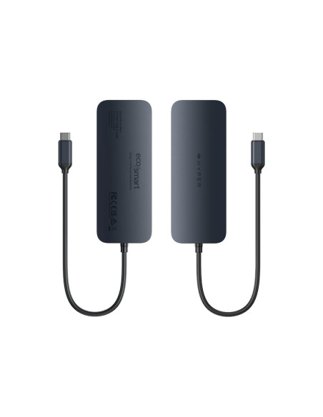 Hyper | HyperDrive EcoSmart Gen.2 Universal USB-C 10-in-1 Hub with 140 W PD3.1 Power Pass-thru | Ethernet LAN (RJ-45) ports 1 |