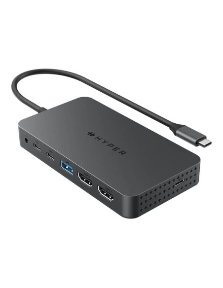 Hyper | HyperDrive Universal USB-C 7-in1 Dual HDMI Mobile Dock for M1/M2 MBAir/Pro | HDMI ports quantity 2 Hyper | HyperDrive Universal USB-C 7-in1 Dual HDMI Mobile Dock for M1/M2 MBAir/Pro | HDMI ports quantity 2