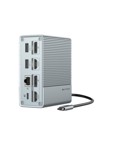 Hyper | HyperDrive GEN2 12-in-1 USB-C Docking Station | Ethernet LAN (RJ-45) ports 1 | HDMI ports quantity 2