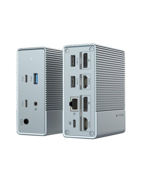 Hyper | HyperDrive GEN2 12-in-1 USB-C Docking Station | Ethernet LAN (RJ-45) ports 1 | HDMI ports quantity 2 Hyper | HyperDrive GEN2 12-in-1 USB-C Docking Station | Ethernet LAN (RJ-45) ports 1 | HDMI ports quantity 2