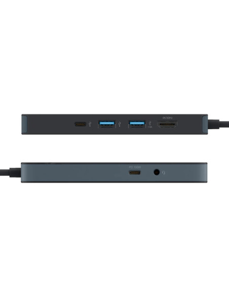 Hyper HyperDrive Flex 8 Port USB-C Hub, Black | HD4102BKGL | HDMI ports quantity 1