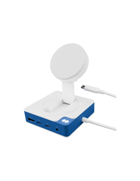 Hyper HyperDrive Flex MagCharge USB-C Hub, White/Blue | HD8100BUGL | HDMI ports quantity 1 Hyper HyperDrive Flex MagCharge USB-C Hub, White/Blue | HD8100BUGL | HDMI ports quantity 1