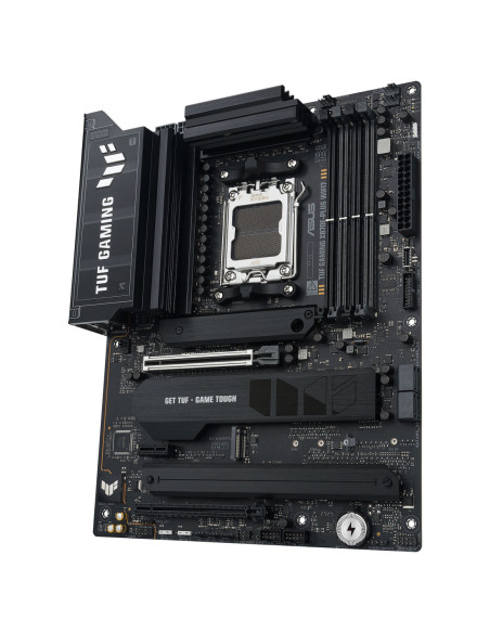 Asus TUF GAMING X870E-PLUS WIFI7 | Processor family AMD | Processor socket AM5 | DDR5 | Supported hard disk drive interfaces SA