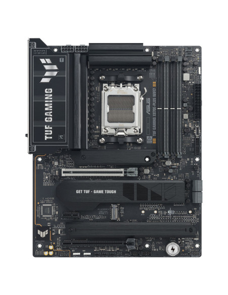 Asus TUF GAMING X870E-PLUS WIFI7 | Processor family AMD | Processor socket AM5 | DDR5 | Supported hard disk drive interfaces SA