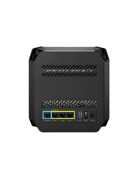 Wifi 6 802.11ax Tri-band Gigabit Gaming Mesh Router | GT6 ROG Rapture (1-Pack) | 802.11ax | 574+4804+4804 Mbit/s | 10/100/1000 
