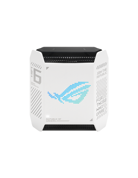 Wifi 6 802.11ax Tri-band Gigabit Gaming Mesh Router | GT6 ROG Rapture (1-Pack) | 802.11ax | 574+4804+4804 Mbit/s | 10/100/1000 
