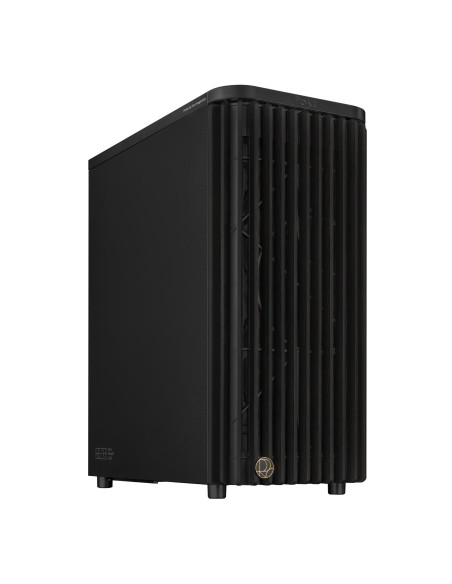Case, ASUS, ProArt PA401 Wood Edition - Metal Panel, MidiTower, Not included, ATX, Colour Black, PROARTPA401WOODMETPWM