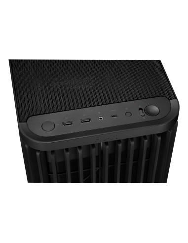 Case, ASUS, ProArt PA401 Wood Edition - Metal Panel, MidiTower, Not included, ATX, Colour Black, PROARTPA401WOODMETPWM