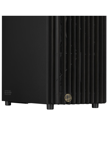 Case, ASUS, ProArt PA401 Wood Edition - Metal Panel, MidiTower, Not included, ATX, Colour Black, PROARTPA401WOODMETPWM