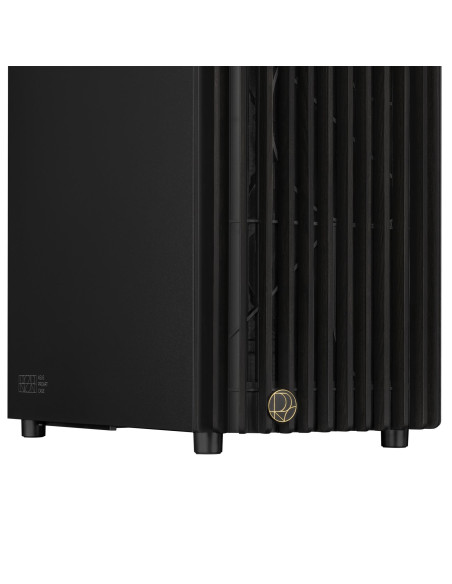 Case, ASUS, ProArt PA401 Wood Edition - Metal Panel, MidiTower, Not included, ATX, Colour Black, PROARTPA401WOODMETPWM