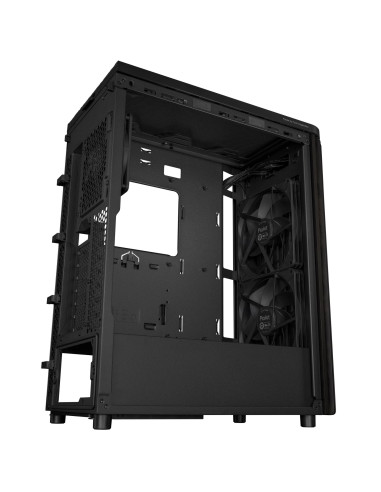 Case, ASUS, ProArt PA401 Wood Edition - Metal Panel, MidiTower, Not included, ATX, Colour Black, PROARTPA401WOODMETPWM