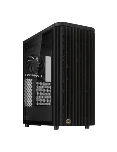 Case, ASUS, ProArt PA401 Wood Edition - Tempered Glass Panel, MidiTower, Case product features Transparent panel, Not included,