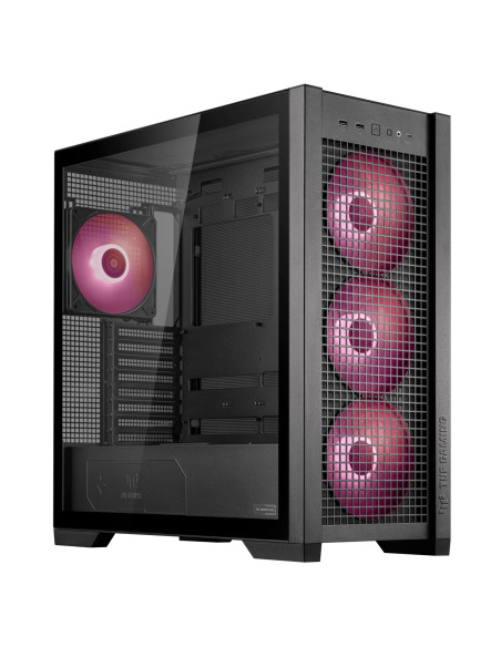 Case, ASUS, TUF Gaming GT302 ARGB, MidiTower, Case product features Transparent panel, Not included, ATX, EATX, MicroATX, MiniI