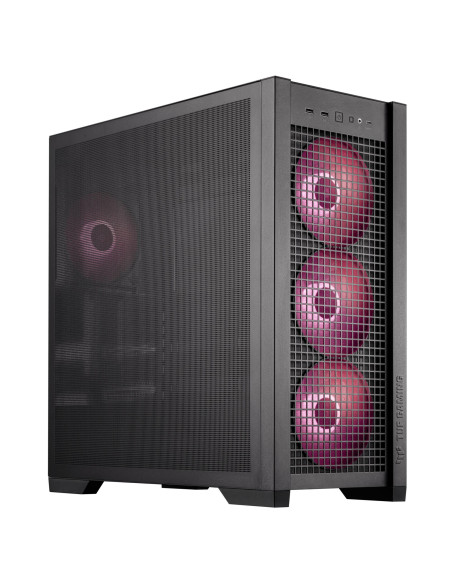 Case, ASUS, TUF Gaming GT302 ARGB, MidiTower, Case product features Transparent panel, Not included, ATX, EATX, MicroATX, MiniI