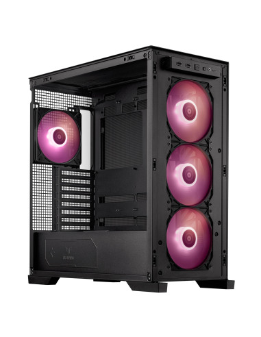 Case, ASUS, TUF Gaming GT302 ARGB, MidiTower, Case product features Transparent panel, Not included, ATX, EATX, MicroATX, MiniI