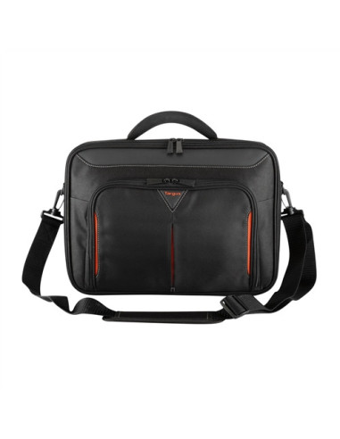 Targus | Classic | Fits up to size 14 " | Messenger - Briefcase | Black/Red | Shoulder strap