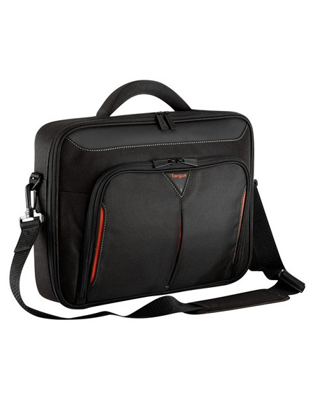 Targus | Classic | Fits up to size 14 " | Messenger - Briefcase | Black/Red | Shoulder strap