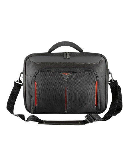 Targus | Classic | Fits up to size 14 " | Messenger - Briefcase | Black/Red | Shoulder strap