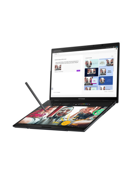 Asus | Zenbook Duo UX8406CA-PZ009W | Basalt Gray | 14 " | OLED | Touchscreen | 3K | 2880 x 1800 pixels | Glossy | Intel Core Ul