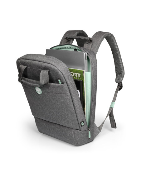 PORT DESIGNS | YOSEMITE Eco | Laptop Backpack | Backpack | Grey | Shoulder strap