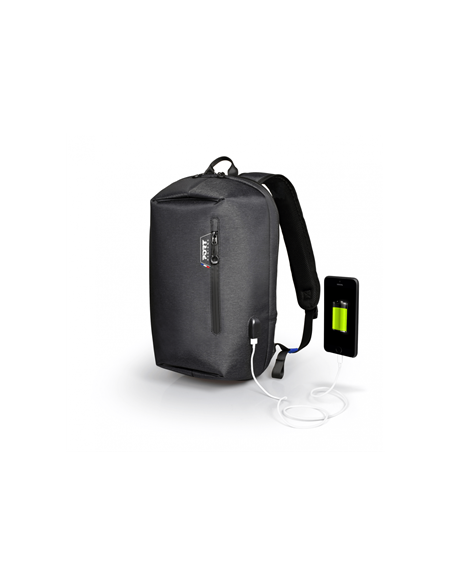 PORT DESIGNS | Laptop Backpack | SAN FRANCISCO | Backpack | Shoulder strap | Grey