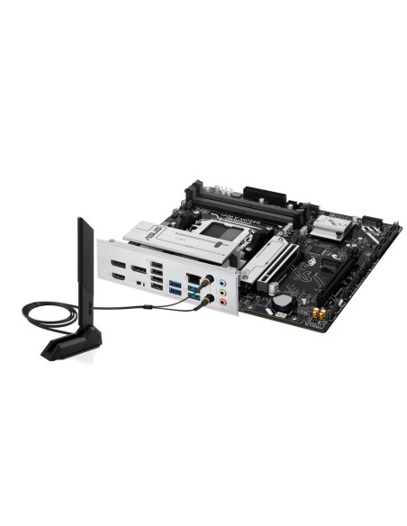 Mainboard, ASUS, AMD B850, SAM5, Micro-ATX, Memory DDR5, Memory slots 4, 1xPCI-Express 4.0 16x, 1xPCI-Express 5.0 16x, 3xM.2, 1