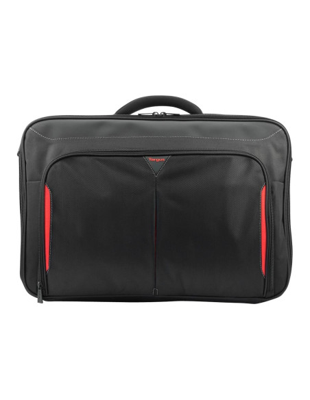 Targus | CN418EU | Clamshell Laptop Bag | Briefcase | Black/Red | 17-18 " | Shoulder strap