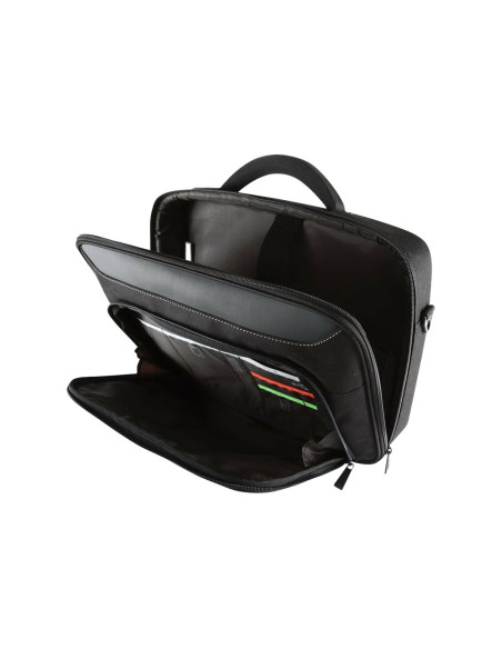 Targus | CN418EU | Clamshell Laptop Bag | Briefcase | Black/Red | 17-18 " | Shoulder strap